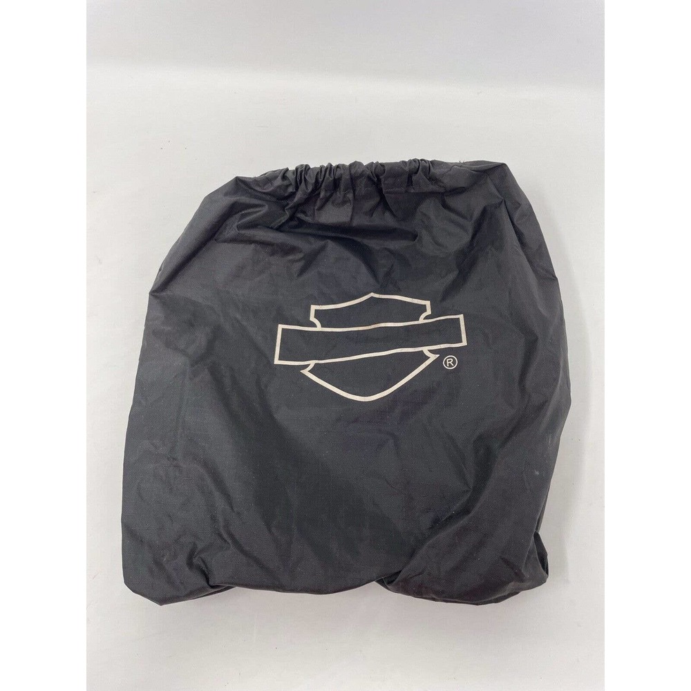 Harley Davidson Black Nylon Ditty Bag Travel Clothes Tools Elastic Closure